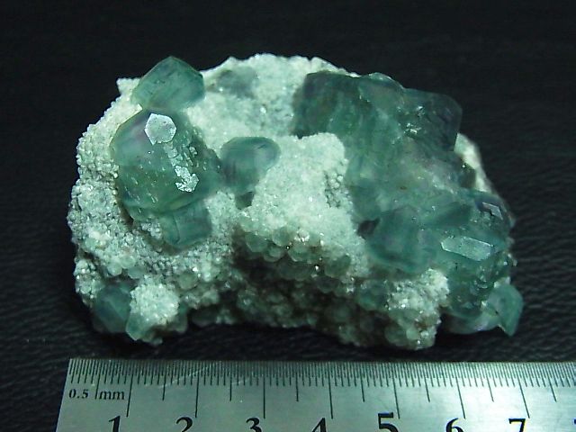 画像: 内モンゴル産ブルーグリーンフローライト原石/ドゥルージ水晶 168.2g