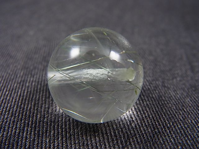画像2: オリジナル製作：ザギマウンテン産ルチル/アンフィボール入り水晶粒売りビーズ 18mm