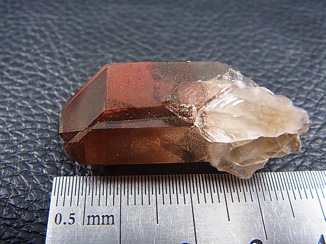 画像: 南ア・オレンジリバー産レッドヘマタイト水晶（タビー型） 11.1g