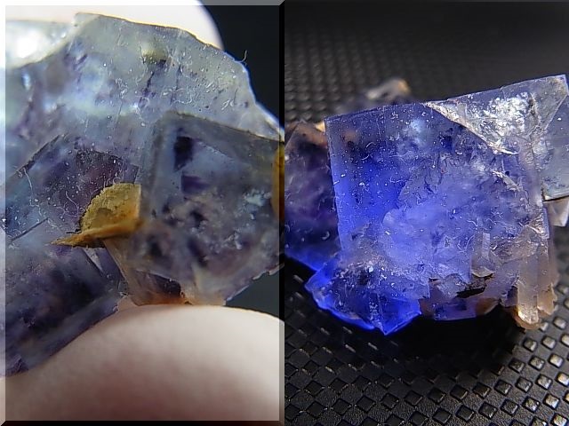 画像: 内モンゴル自治区Yindu産ブルーフローライト（ブルー＆パープル）原石 13.0g