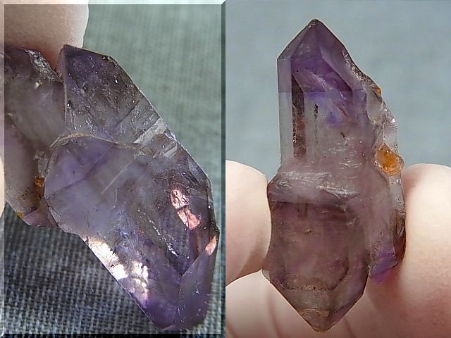 画像: ジンバブエ産シャンガーンアメジスト原石（ＤＴ連晶） 6.8g