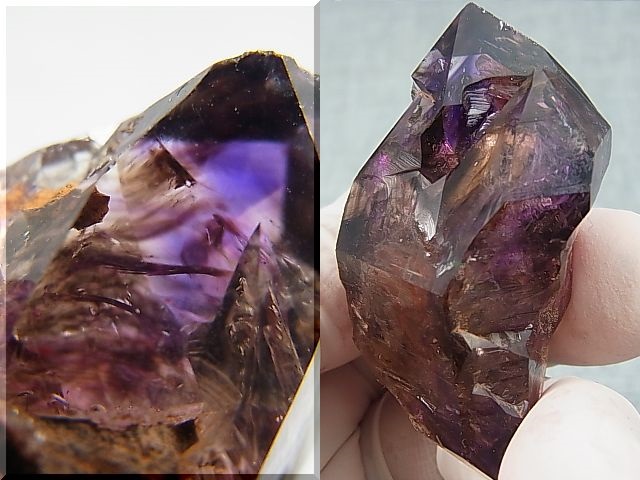 画像: ジンバブエ産シャンガーンアメジスト原石（ＤＴ連晶） 46.6g