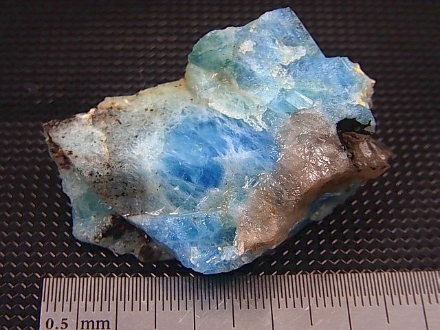 画像: ベトナム・タインホア産アクアマリン/スモーキークオーツ原石 32.4g