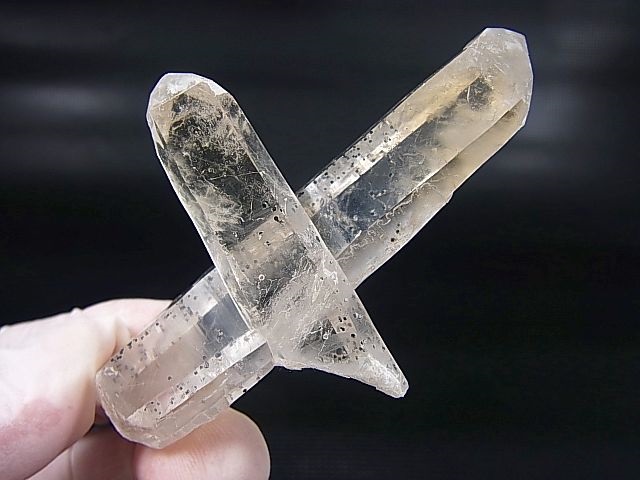 画像1: 内モンゴル産インクルージョン入りクリア水晶原石（貫入り水晶付き） 47.2g