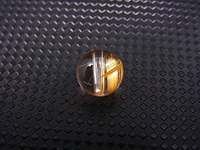 画像: ブラジル産タイチンルチル水晶粒売りビーズ 7.5mm