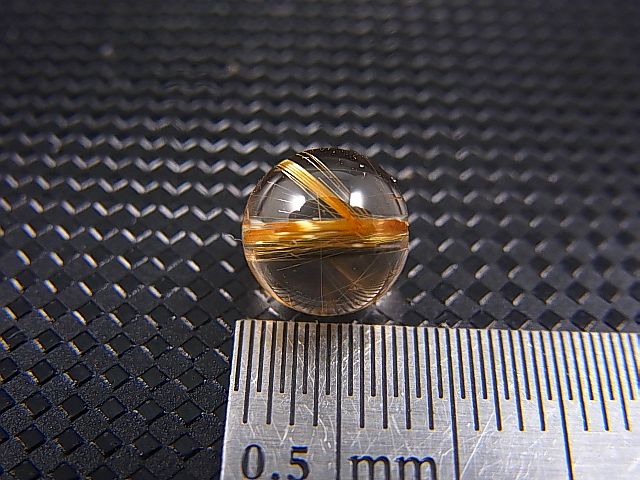 画像: ブラジル産タイチンルチル水晶粒売りビーズ 7.5mm