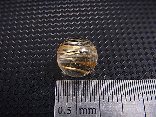 画像: ブラジル産タイチンルチル水晶粒売りビーズ 9mm