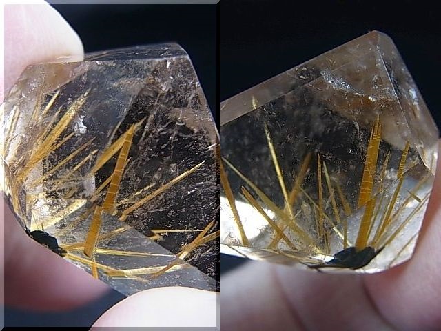 画像: ブラジル産タイチンルチル水晶研磨原石 14.7g