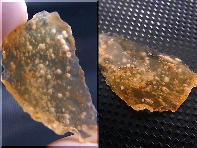 画像: リビアングラス原石（クリストバライト入り） 1.9g