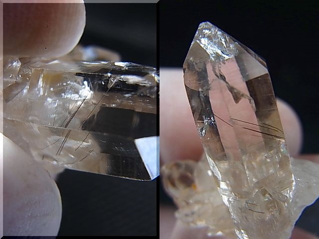 画像: インド・マニハール産ウォータークリア水晶（ゴールドルチル入り） 5.5g
