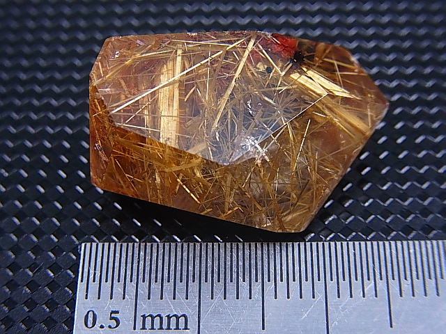画像: ブラジル産タイチンルチル水晶研磨原石 7.0g