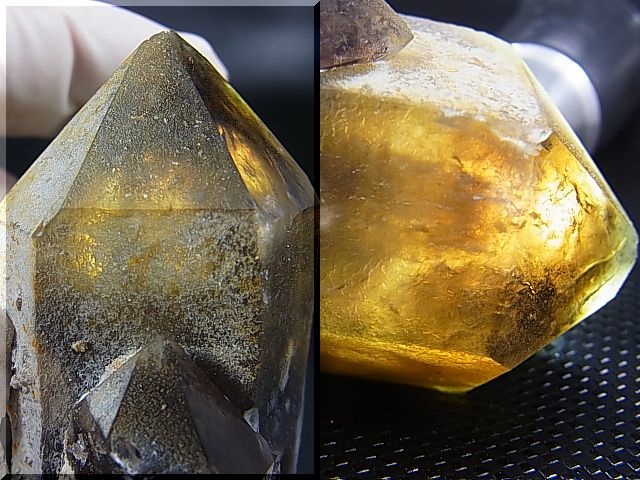 画像: ノルウェー産スモーキークオーツ（トラピチェ/連晶） 155.2g