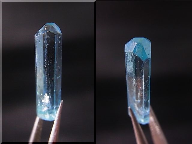 画像: ジェムグレード宝石需要品質：ベトナム産アクアマリン柱状結晶原石 3.1カラット