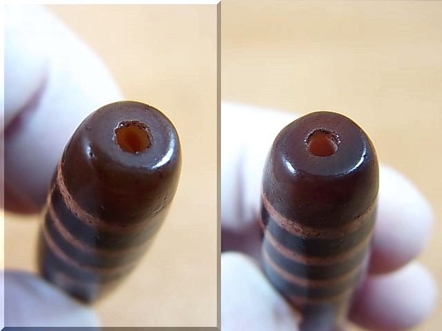 画像: 「一眼山形」現代天珠 直径約12.5×57mm