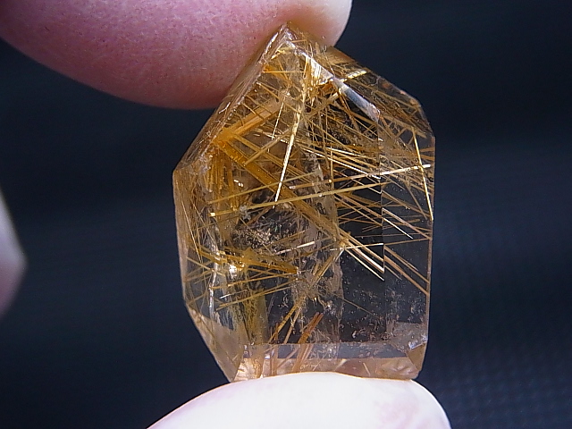 画像: ブラジル産タイチンルチル水晶研磨原石 5.7g