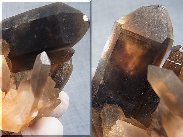 画像: スコットランド産ケアンゴーム（スモーキー）水晶原石 138.2g