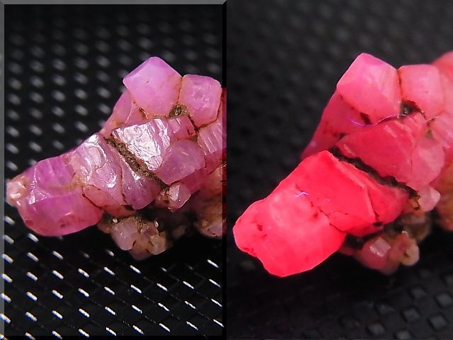 画像: ベトナムLuc Yen産シルキーピンクサファイア原石（両錐型多連晶） 10.5カラット