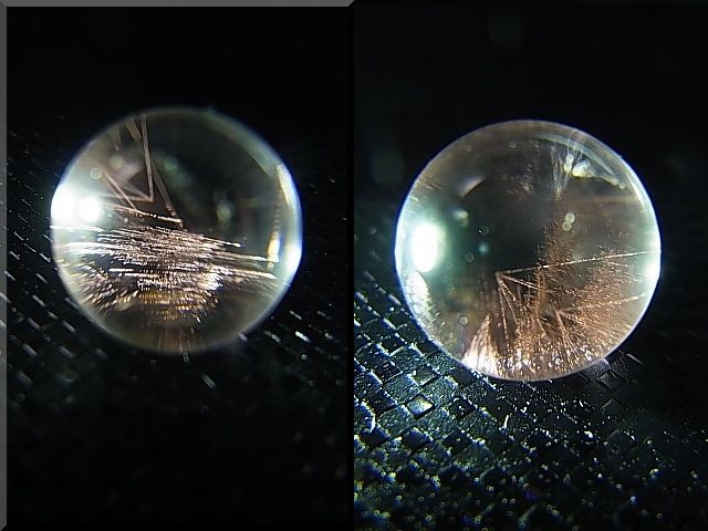 画像: マダガスカル産ピンクエンジェルラダー水晶丸玉 11mm