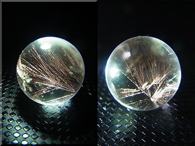 画像: マダガスカル産ピンクエンジェルラダー水晶丸玉 15mm