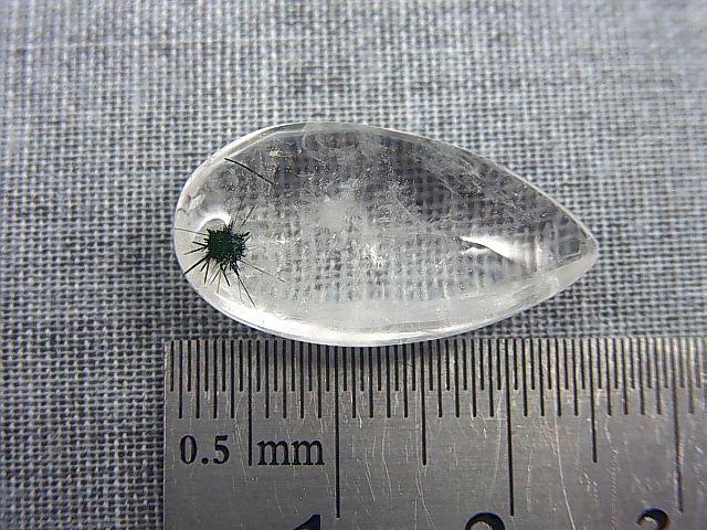 画像: マダガスカル産ホーランダイトインクオーツ研磨原石 3.0g