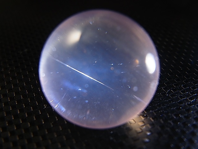 画像: マダガスカル産酸化チタン（ルチル）入りスターローズクオーツ丸玉（エンジェルフェザー） 18.5mm