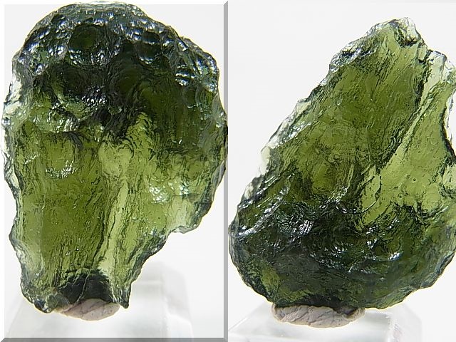 画像: ジュエリー品質：チェコ産モルダバイトSA原石（国内鑑別書付き） 5.8g