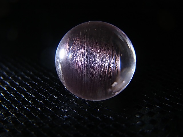 画像: マダガスカル産ピンクエンジェルラダー水晶丸玉 11.5mm