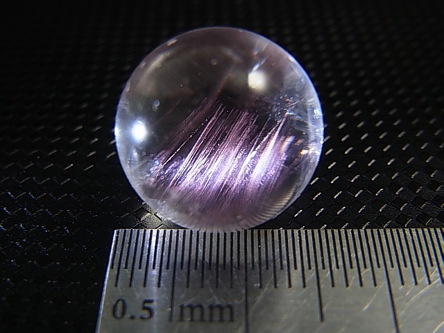 画像: マダガスカル産ピンクエンジェルラダー水晶丸玉 15mm