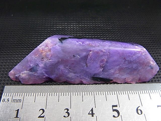 画像: ロシア産チャロアイト研磨原石スラブ（1面未研磨） 36.8g