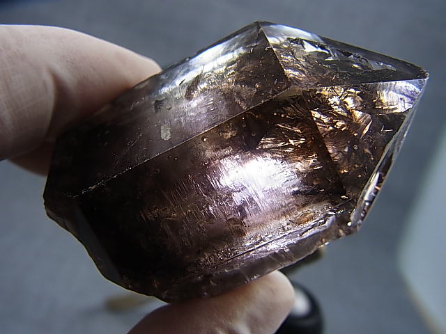 画像: マラウイ・ムランジェ産スモーキー水晶原石（ＤＴ/セプター/ウインドウエレスチャル） 96.2g