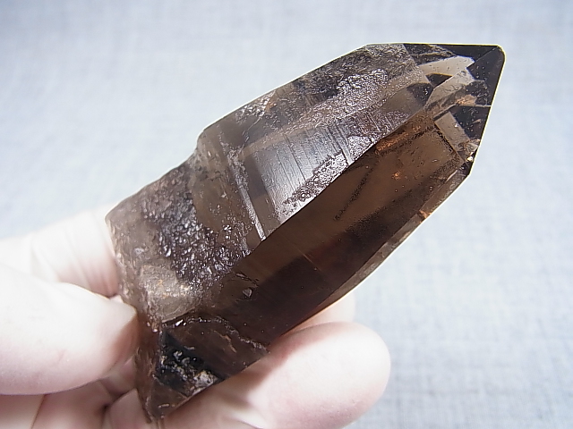 画像: マラウイ・ムランジェ産クリアスモーキー水晶（タントリックツイン） 127.6g