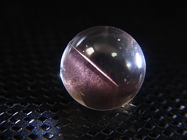 画像: マダガスカル産ピンクエンジェルラダー水晶丸玉 10mm