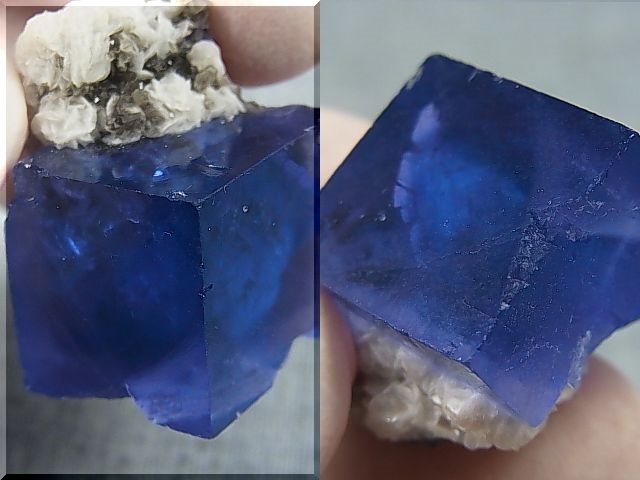 画像: シャンファーリン（香花嶺）産ブルーフローライト原石 23.6g
