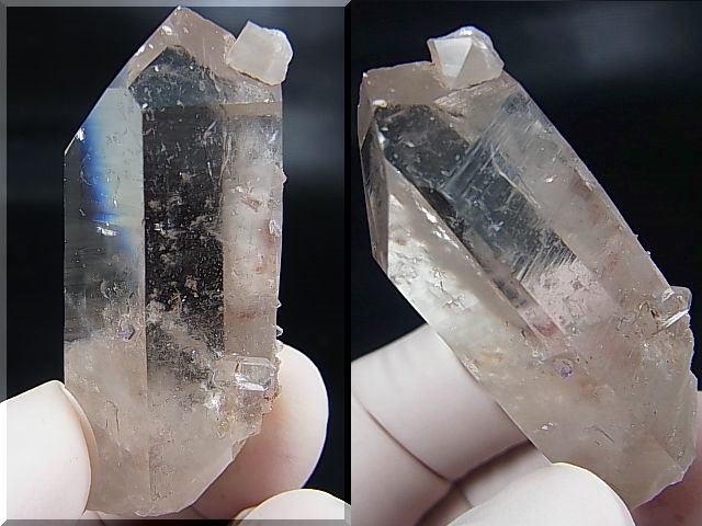 画像: スウェーデン・イェムトランド産ウォータークリア水晶ポイント（アデュラリア付き） 31.0g