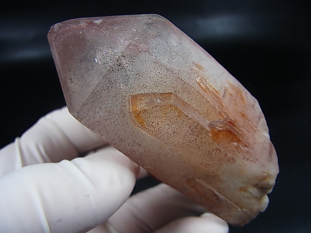 画像: ノルウェー産レッドファントム水晶（クローライト/アデュラリアインクルージョン） 162.1g