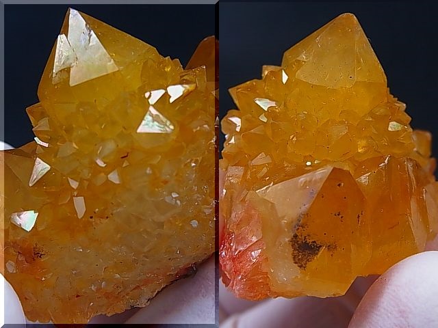 画像: 南アフリカ産レインボーゴールデンヒーラー・カクタスクオーツ（スピリットクオーツ） 36.6g