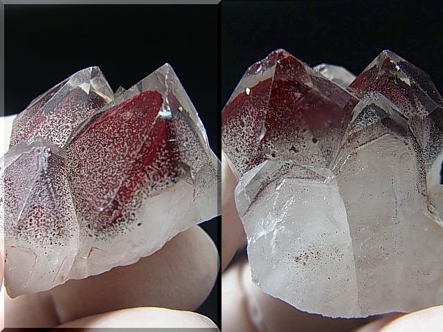 画像: 南ア・オレンジリバー産ヘマタイトファントム水晶 27.0g