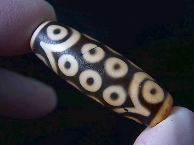 画像: 「二十一眼」現代天珠 直径約13×38.5mm