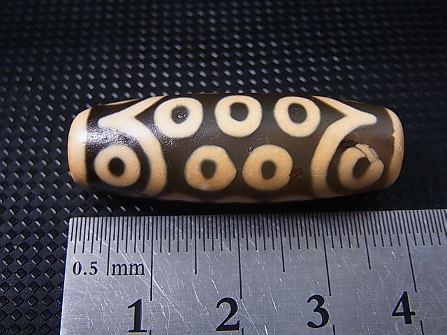 画像: 「二十一眼」現代天珠 直径約13×38.5mm