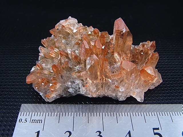 画像: スウェーデン産ヘマタイト（タンジェリン）水晶クラスター 30.5g