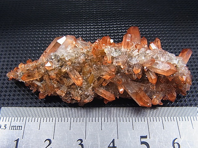 画像: スウェーデン産ヘマタイト（タンジェリン）水晶クラスター（ラティス） 26.3g