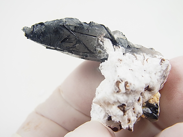 画像: 広西チワン族自治区産インターフェレンス（ブラックトルマリン）水晶 18.6g