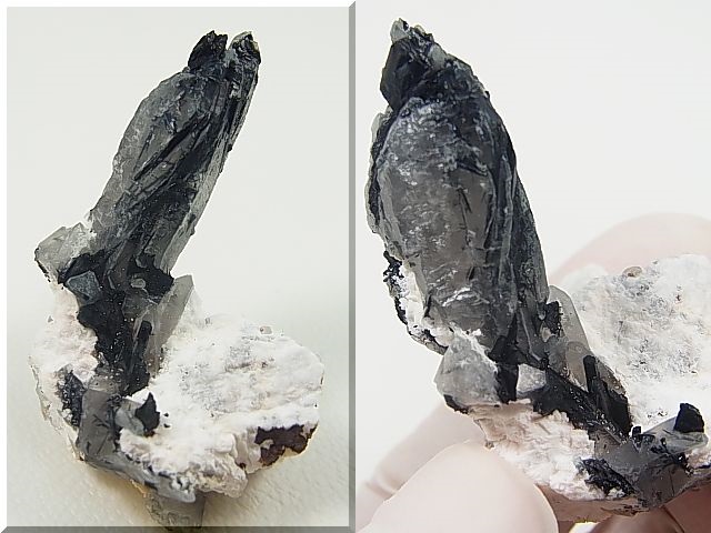 画像: 広西チワン族自治区産インターフェレンス（ブラックトルマリン）水晶 18.6g
