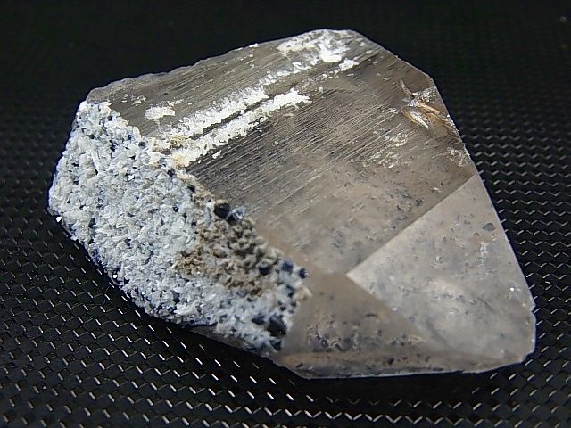 画像: ノルウェー産板状型水晶原石（アナテース付き/ブルー透過結晶あり） 39.0g