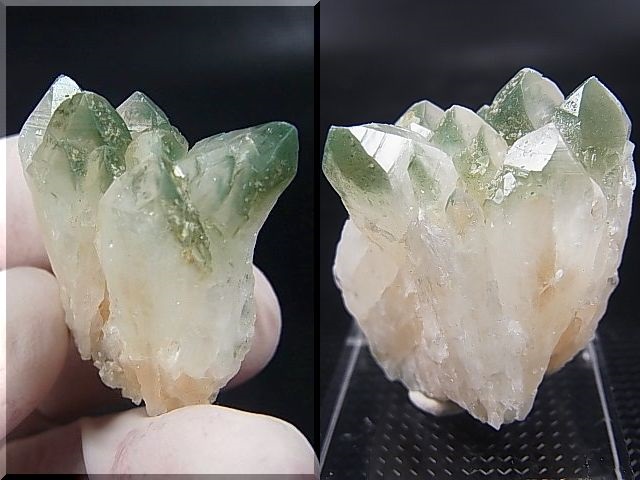 画像: 荒川鉱山産緑水晶（連晶） 19.8g