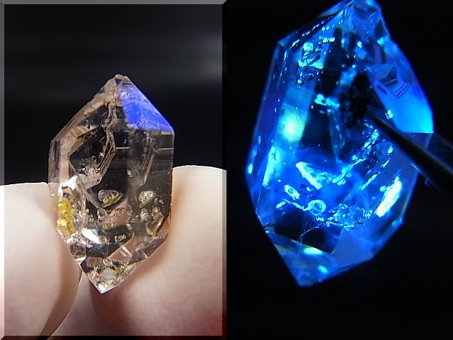 画像: スペイン・アストゥリアス産ペトロリウム水晶 2.2g