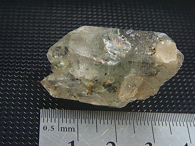 画像: インド・マニハール産アナテース付き水晶（多連晶） 18.0g