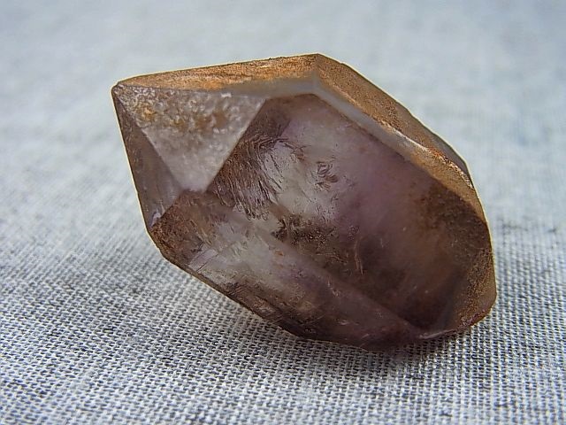 画像: ナミビア・エロンゴ産エレスチャル水晶ポイント（ＤＴ/アメジスト/水入り） 15.6g