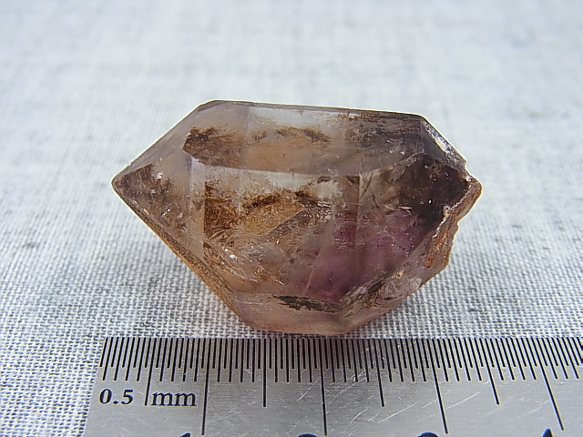 画像: ナミビア・エロンゴ産エレスチャル水晶ポイント（ＤＴ/アメジスト/水入り） 15.6g