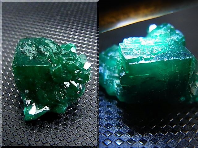 画像: コンゴ産ダイオプテーズ原石（大粒結晶） 7.0g